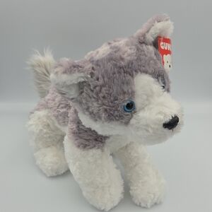 GUND Blitz Husky Dog Stuffed Animal Plush Gray and White 4061312